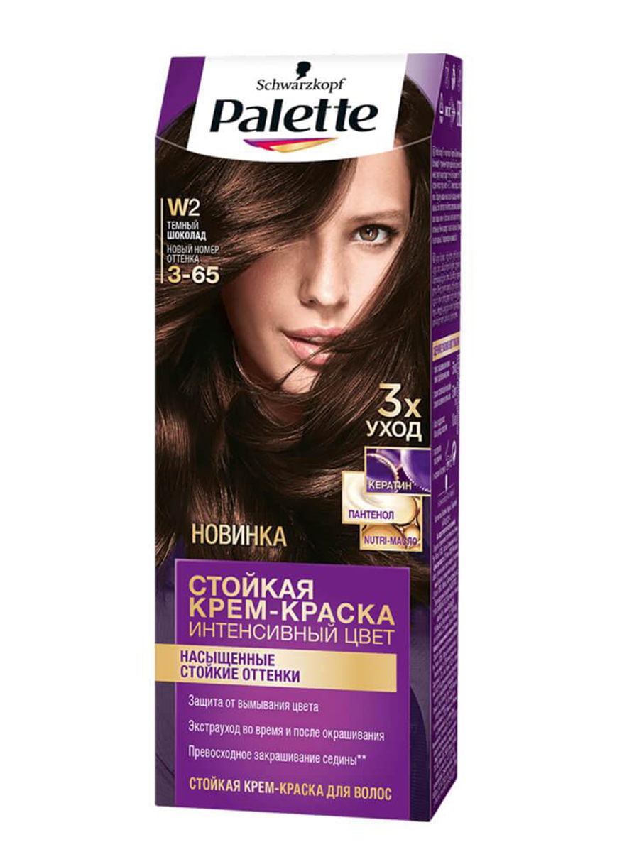 Краска для волос Palette PCC W2 Темный шоколад