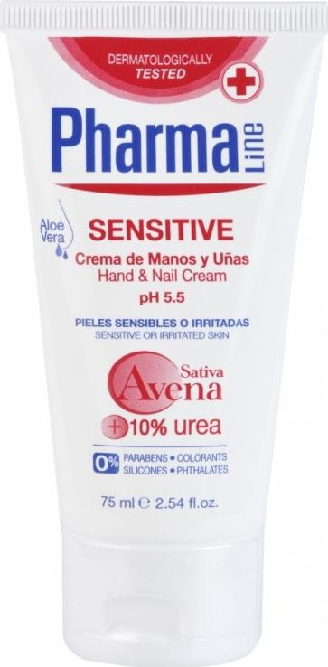 Крем Pharma Line для чувствительной кожи рук 75мл