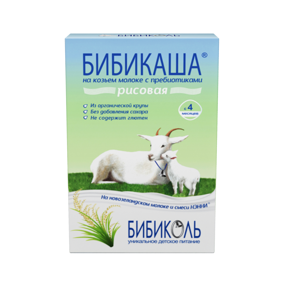 Каша Бибикаша рисовая, 200г