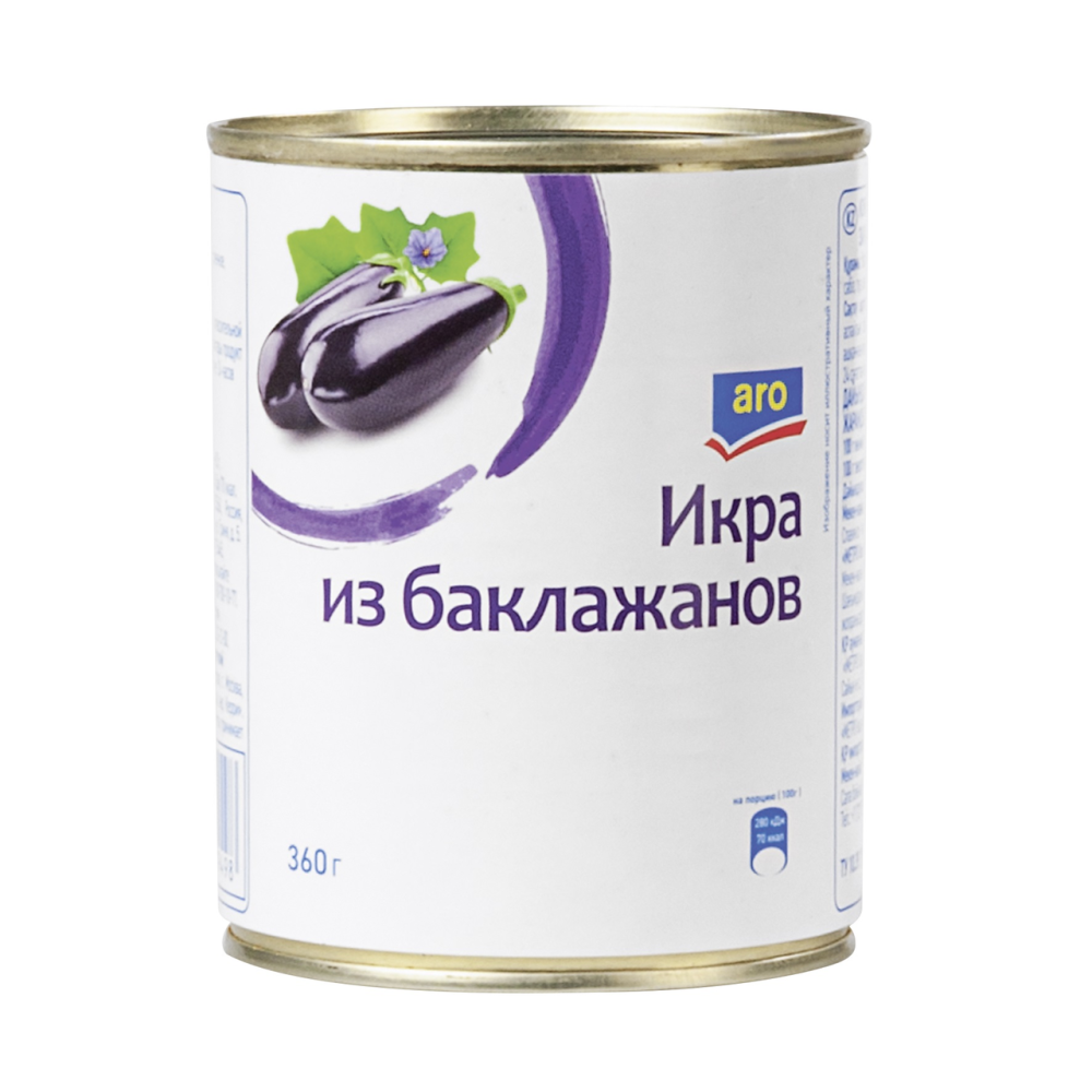 Икра ARO Из баклажанов , 360 г