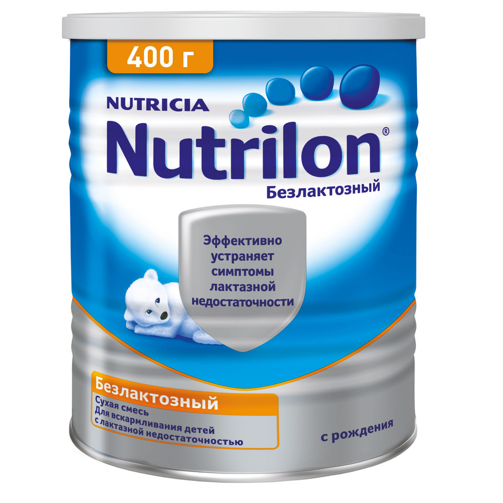Смесь Nutrilon сухая безлактозная с рождения, 400г