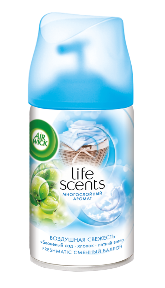 Освежитель воздуха AirWick Freshmatic Воздушная свежесть сменный баллон 250 мл