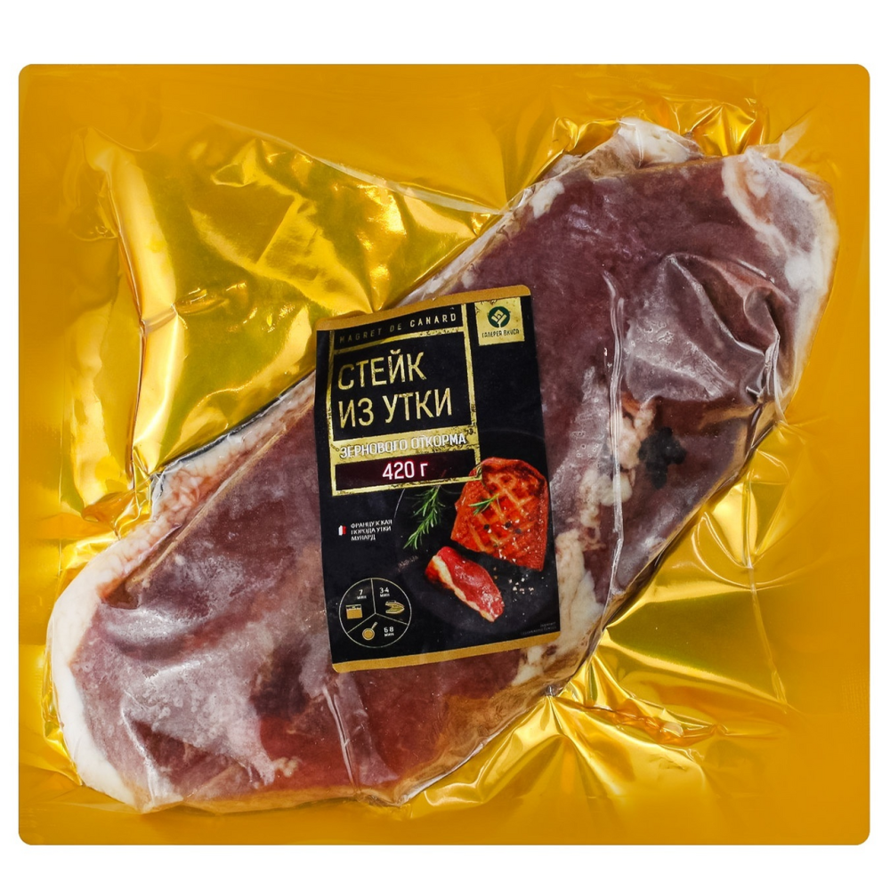 Стейк утиный ГАЛЕРЕЯ ВКУСА, 420 г, замороженный, в/у