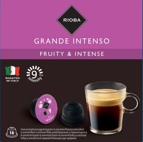 Капсулы RIOBA Dolce Gusto Grande Intenso, 16 шт