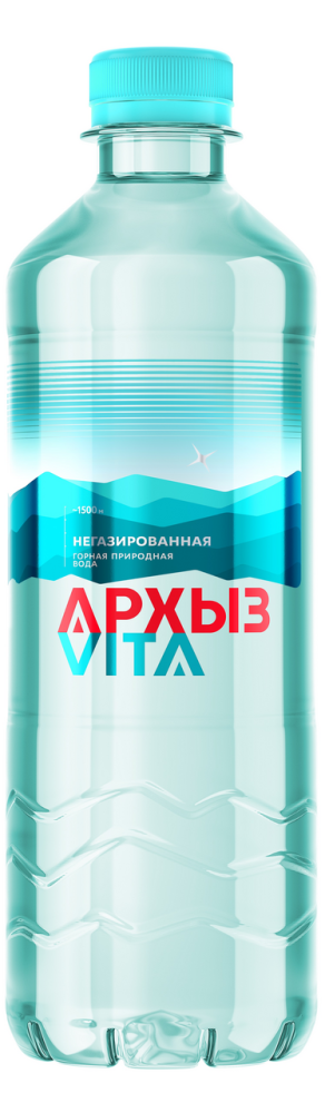 Вода Архыз Vita минеральная негазированная 0.5 л