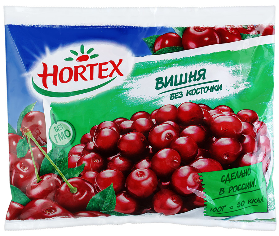 Вишня Hortex без косточки быстрозамороженная 300 г