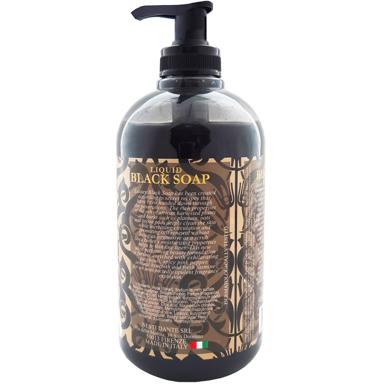 Мыло жидкое Nesti Dante Роскошное черное, 500мл
