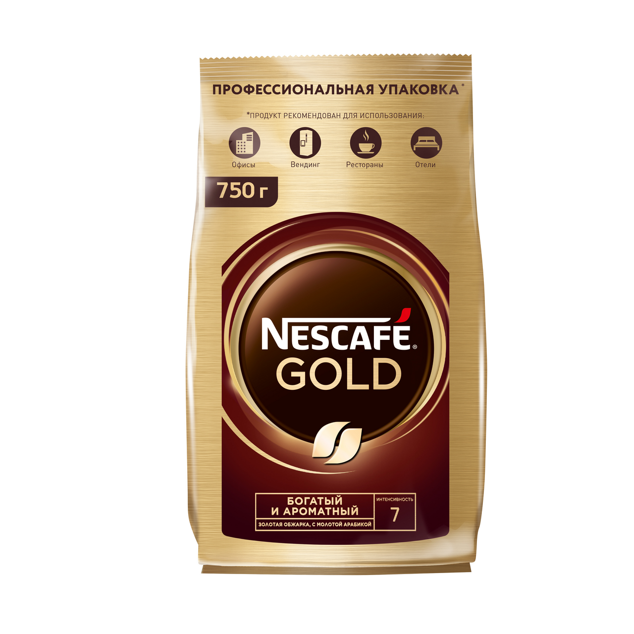 Кофе Nescafe gold растворимый сублимированный, 750г