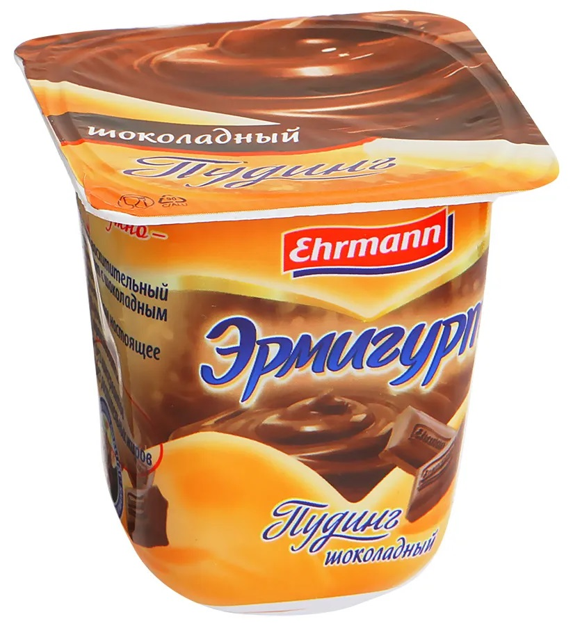 Пудинг Эрмигурт Ehrmann шоколадный 3.2%, 100г