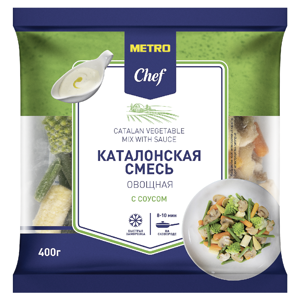 METRO Chef Смесь овощная Каталонская с соусом, 400г