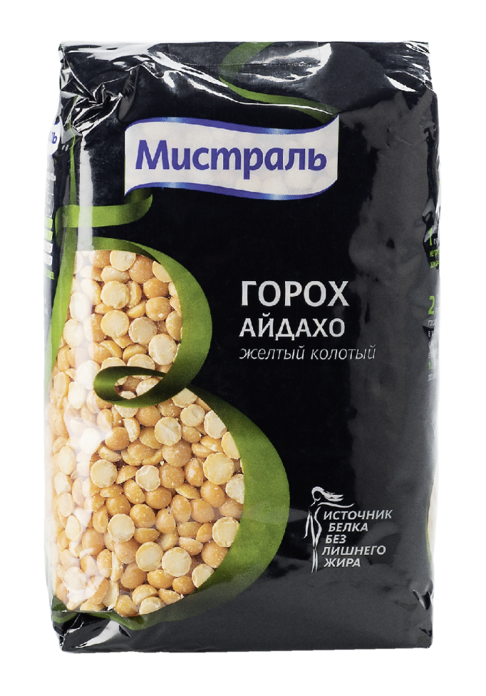 Горох Мистраль Айдахо желтый колотый 500г