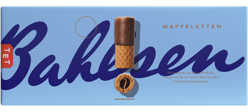 Трубочки Bahlsen вафельные с молочным шоколадом, 100г