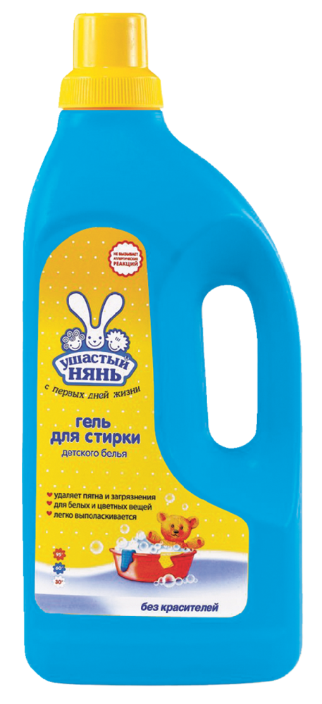 Гель для стирки Ушастый Нянь для детского белья 1,2 л
