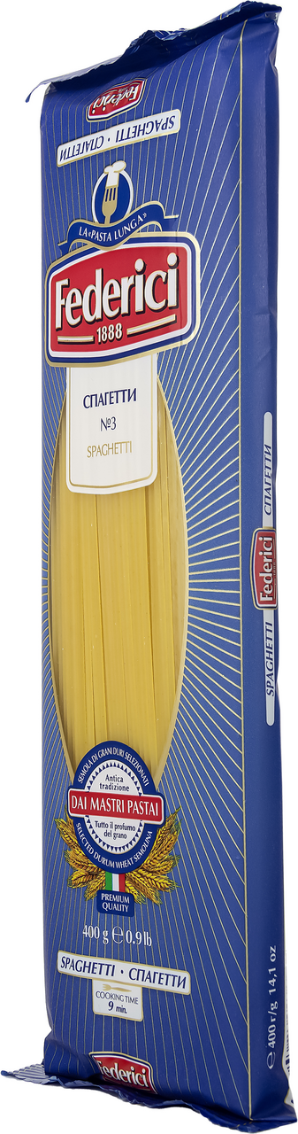 Макароны Federici спагетти №3, 400г