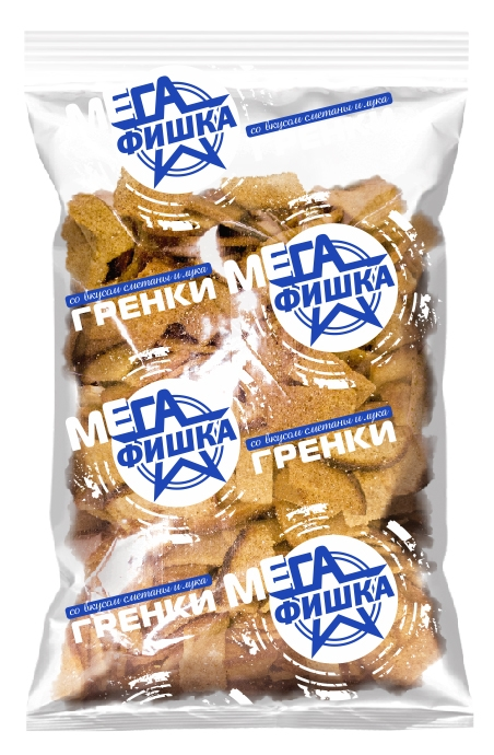 Гренки Фишка ржаные сметана и лук