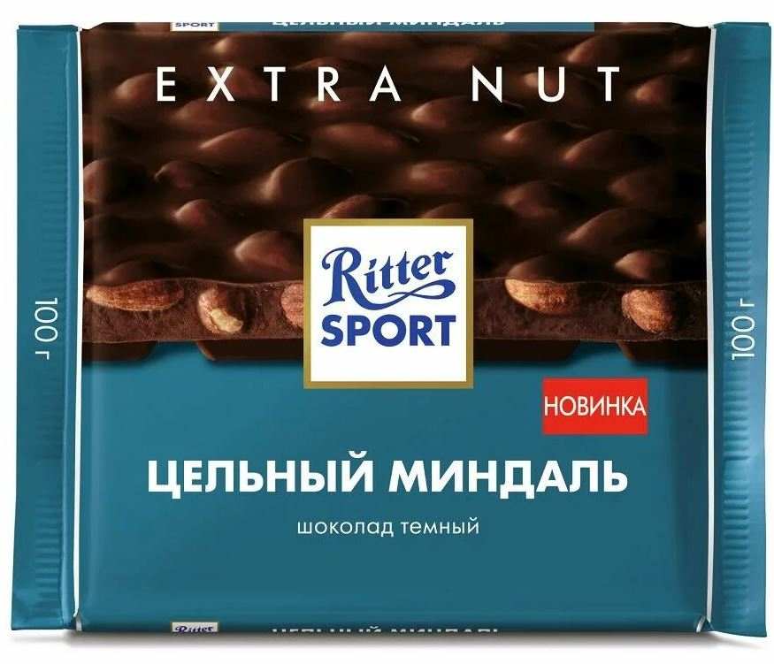 Шоколад Ritter Sport Темный Миндаль, 100г