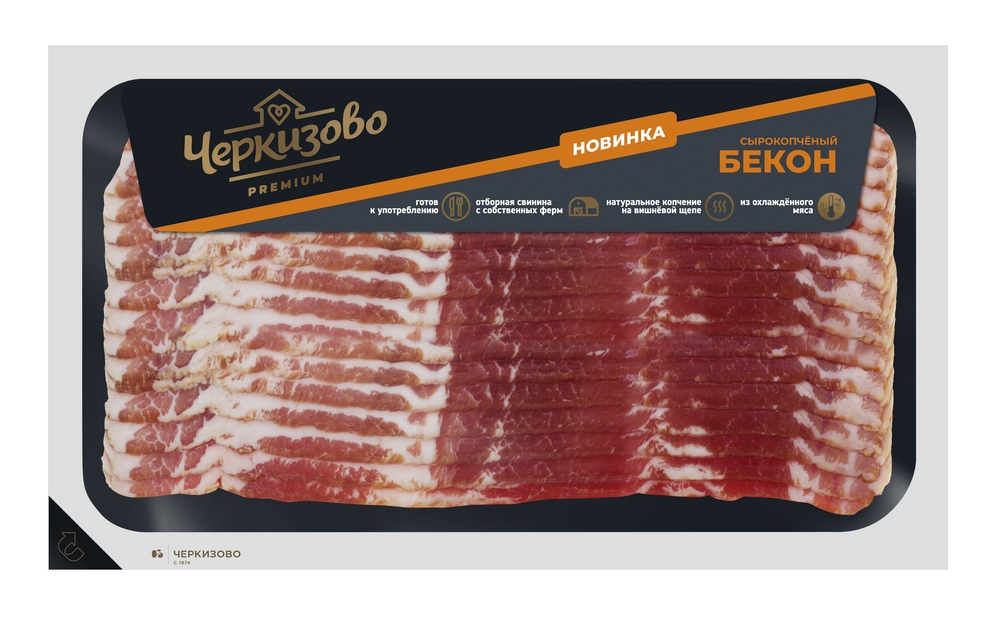 Бекон сырокопченый Черкизово нарезка 360 г Бекон сырокопченый Черкизово нарезка 360 г