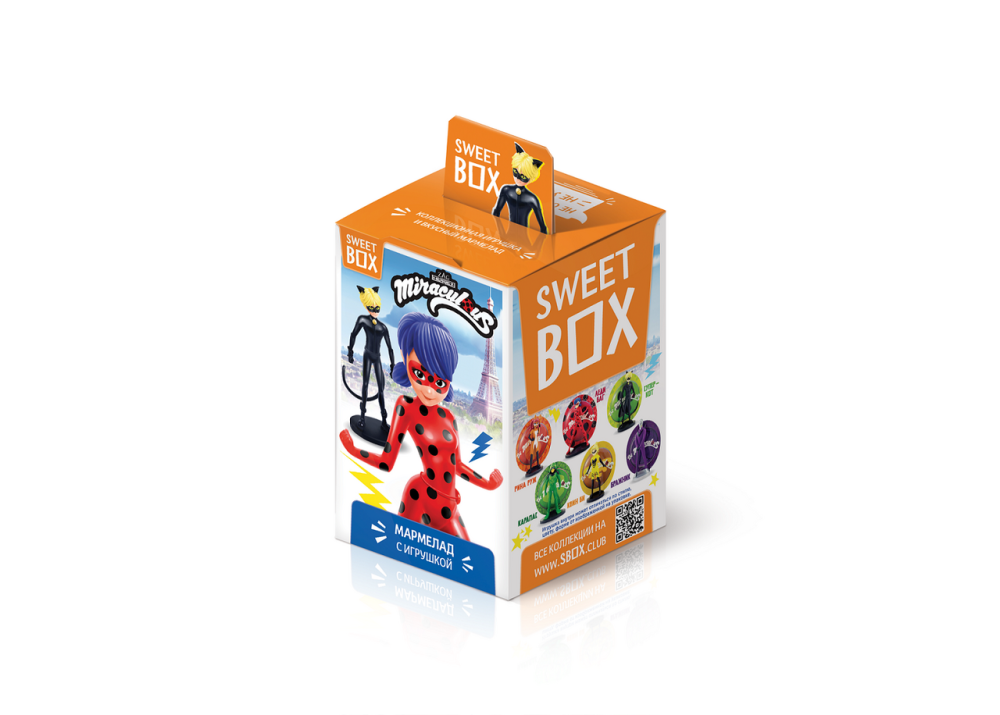 Мармелад Sweetbox с игрушкой Леди Баг, 10г