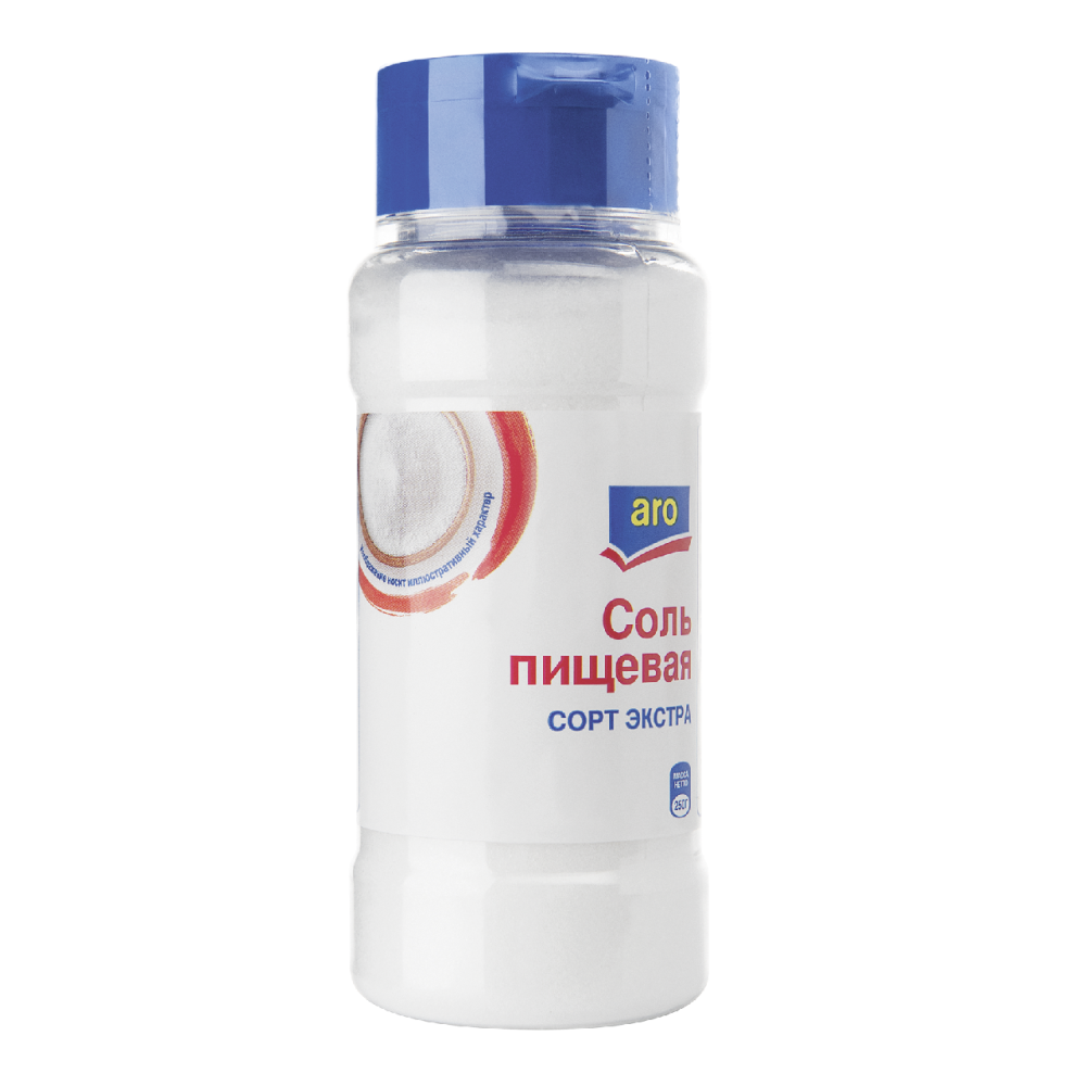 Aro Соль экстра в солонке, 250г
