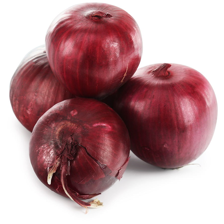 Лук красный, ~100-200г/шт