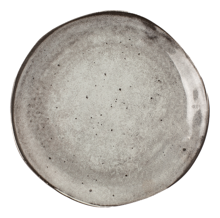 Тарелка Fioretta Stone Dark десертная, 20см