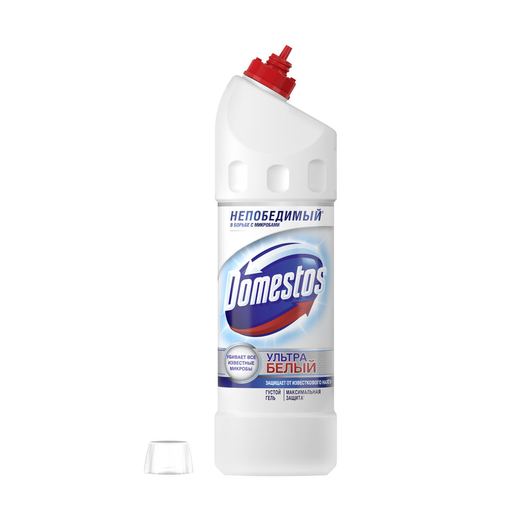 Средство чистящее для унитаза Domestos Эксперт сила 7 Ультра белый 1 л