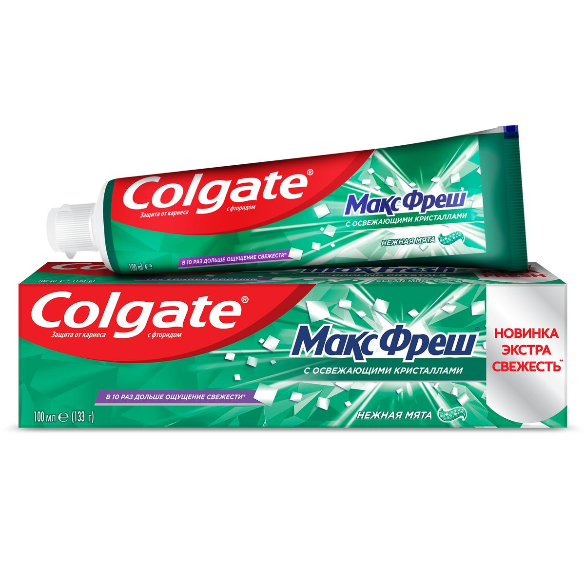 Зубная паста Colgate Макс Фреш Нежная мята освежающая 100 мл
