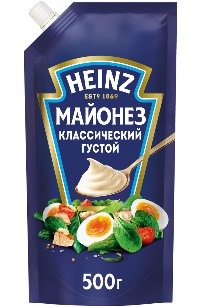 Майонез Heinz классический густой 67%, 500г