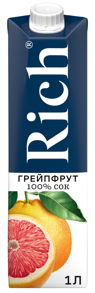 Сок Rich грейпфрутовый 1л