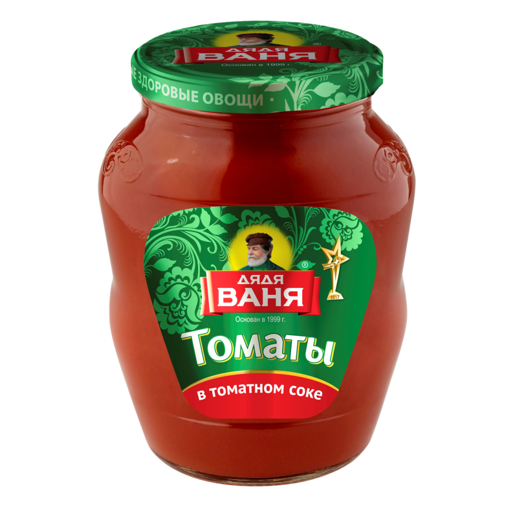 Томаты Дядя Ваня в томатном соке, 680г