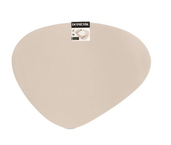 Салфетка Domenik бежевая треугольная, 45 x 36см