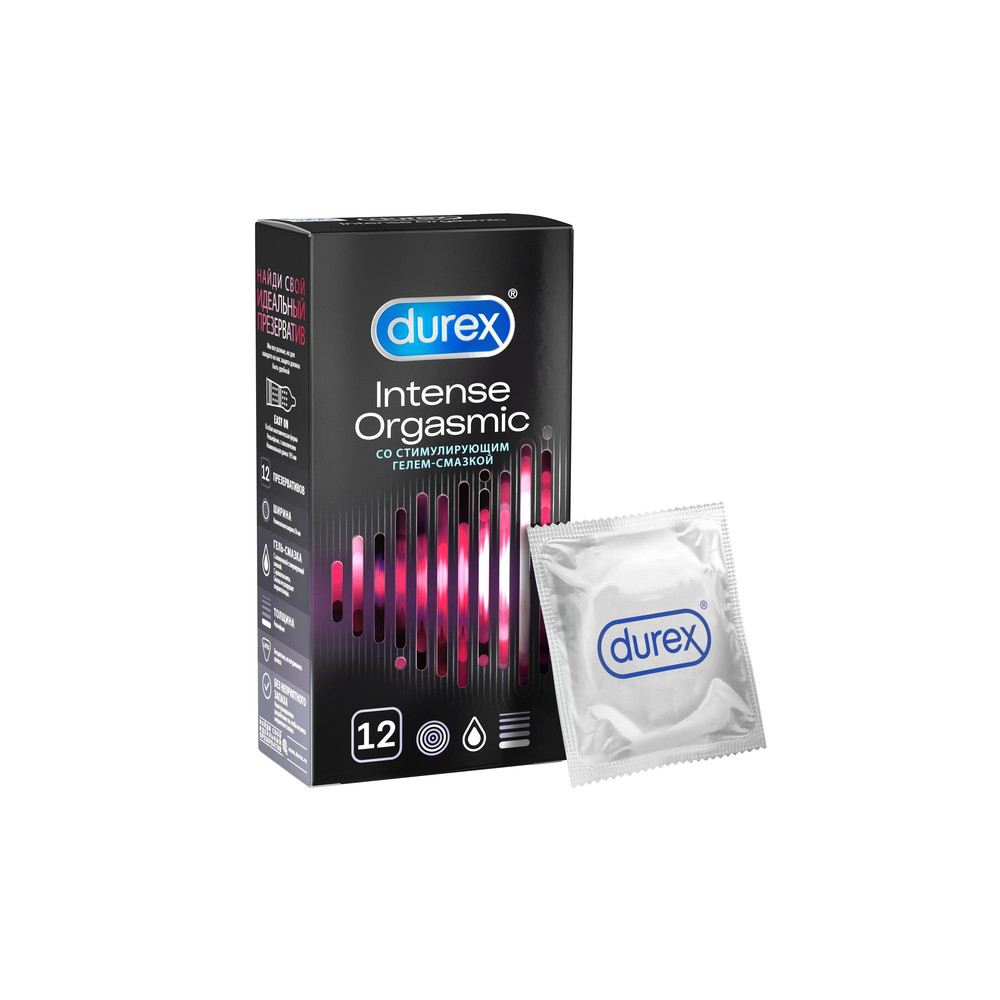 Презервативы Durex Intense Orgasmic 12 штук