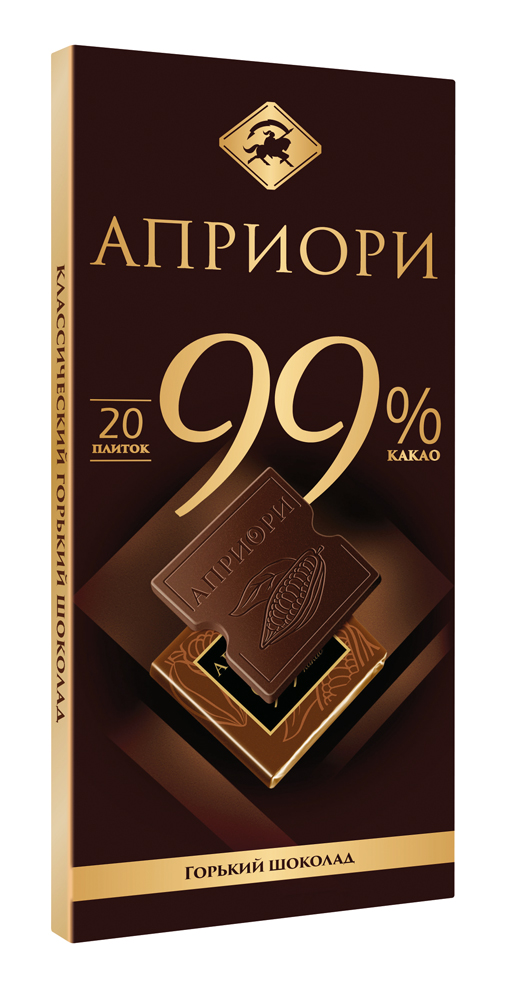 Шоколад Априори Горький 99% 100г