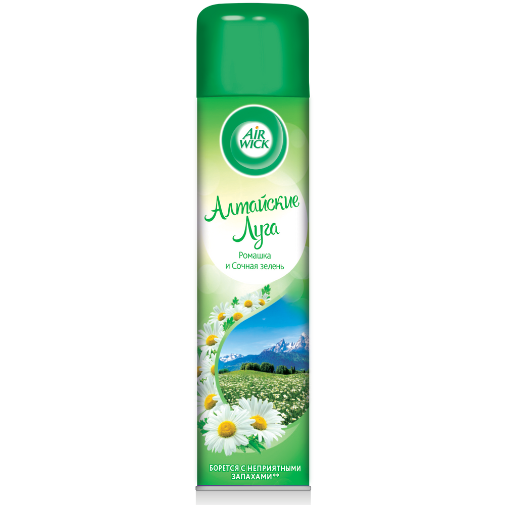 Освежитель воздуха AirWick Aerosol Алтайские луга 290 мл Освежитель воздуха AirWick Aerosol Алтайские луга 290 мл