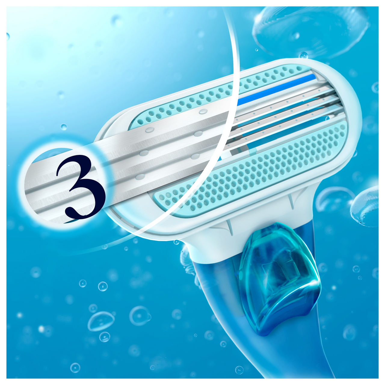 Кассеты сменные для бритвенного станка Gillette Venus для женщин 4 штуки