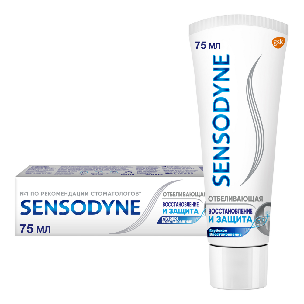 Зубная паста Sensodyne Восстановление и Защита отбеливающая 75 мл