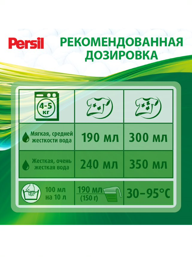 Стиральный порошок Persil Color 360 Свежесть от Vernel 4.5 кг