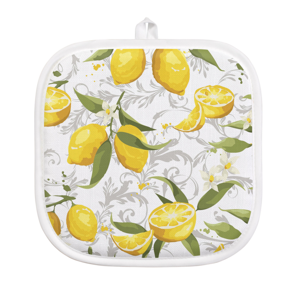 Прихватка Самойловский текстиль Лимоны хлопок, 20 х 20см