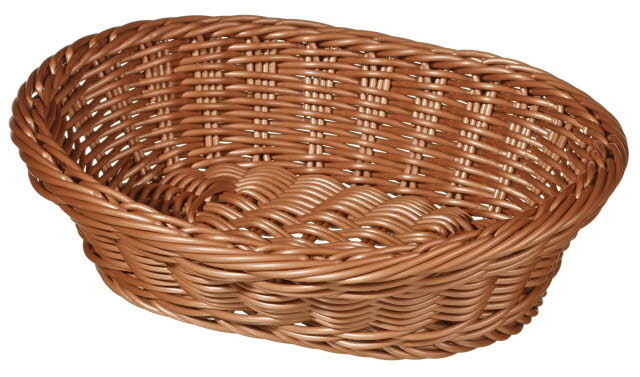 Корзина Metro Professional плетеная темная 27 x 20 x 7 см