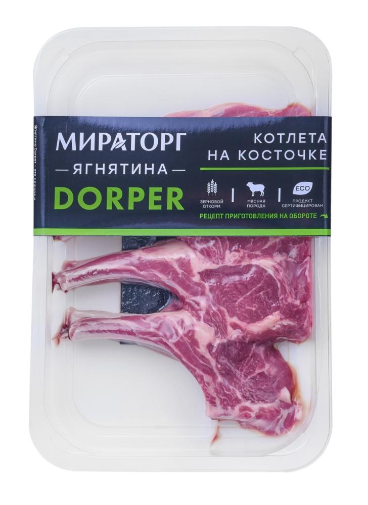 Котлета на косточке из ягнятины Мираторг Dorper охлажденная, 280г