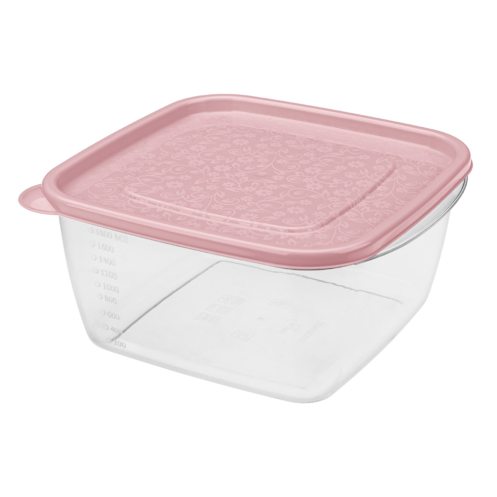 Контейнер Phibo Арт-Декор 2,1 л светло-зелёный