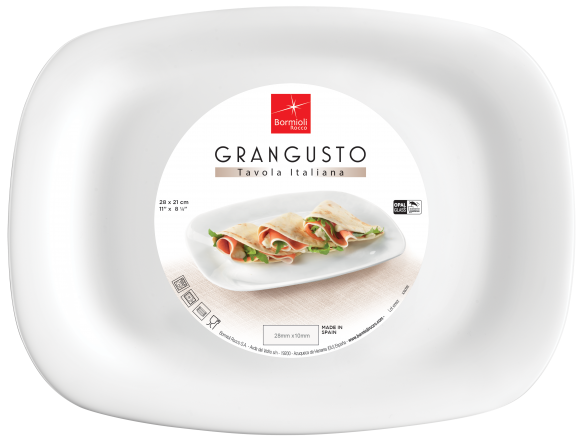 Блюдо для барбекю Bormioli Rocco GRANGUSTO 28 *21 см