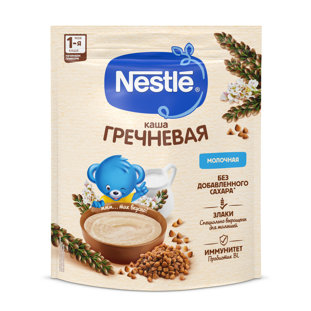 Каша Nestle гречневая молочная, 200г