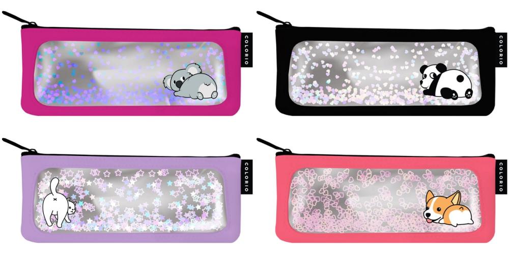 ПЕНАЛ COLORIO ПВХ С ОКОШ 1ОТД