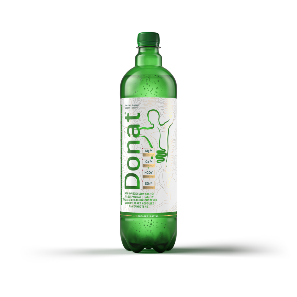 Вода Donat Mg минеральная газированная 1л