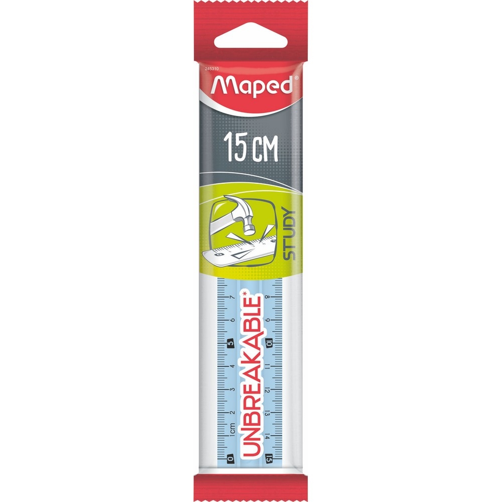 ЛИНЕЙКА STUDY UNBREAKABLE 15СМ