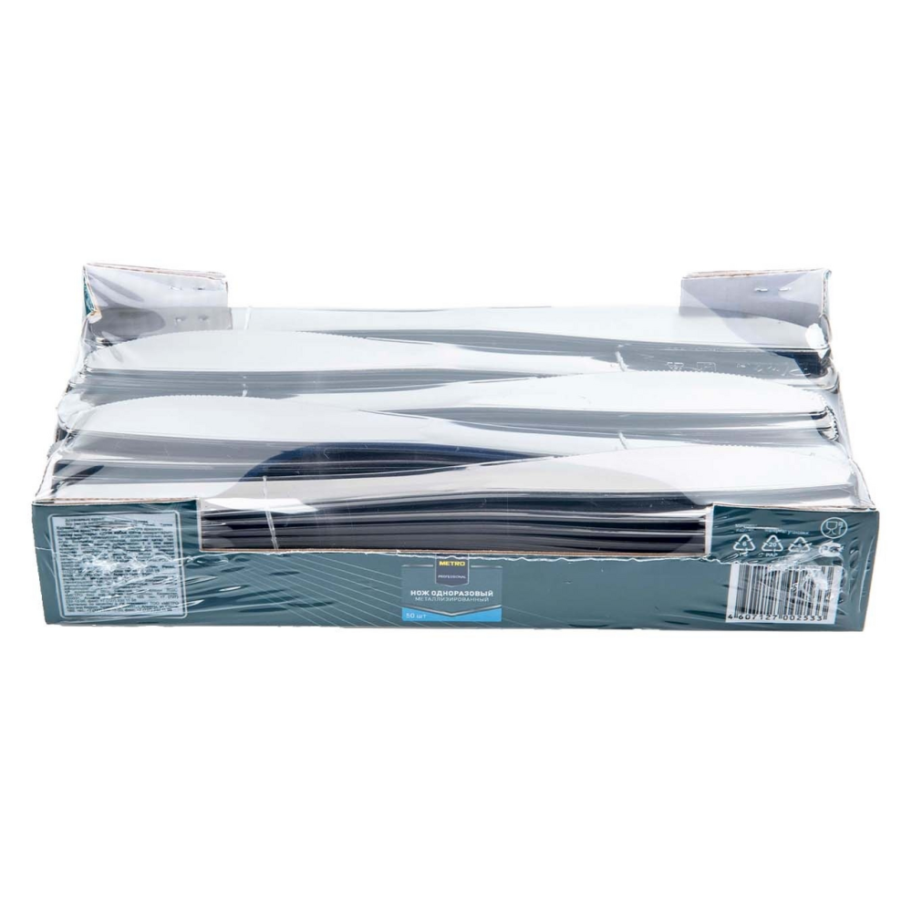 Нож Metro Professional металлизированный