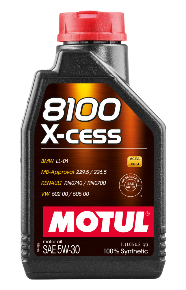 Автомобильное масло Motul 8100 X-cess 5W30 1 л