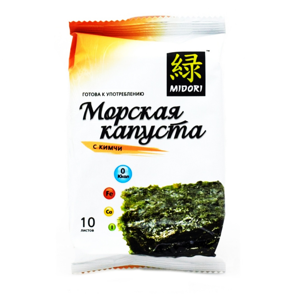 Чипсы Midori Нори с кимчи 5г