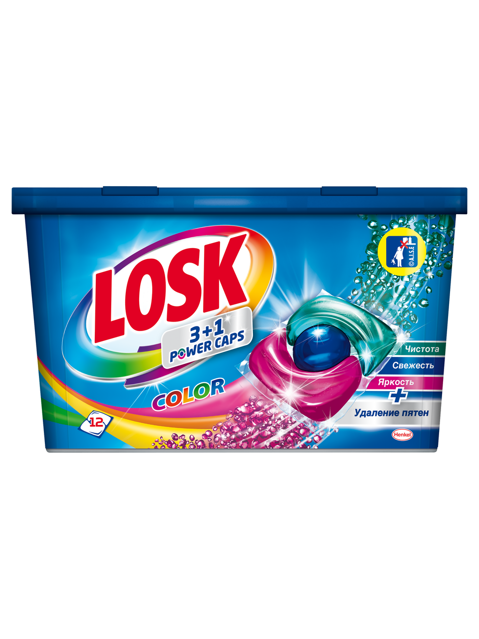 Капсулы для стирки Losk Color 12 шт